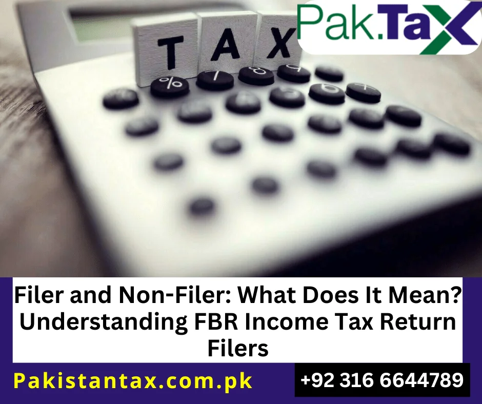 FBR Income Tax Return