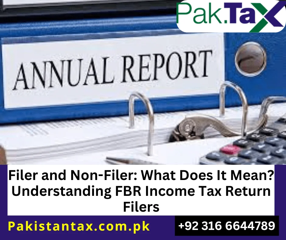 FBR Income Tax Return