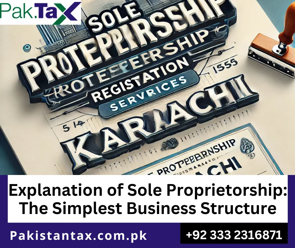 Sole proprietorship in Pakistan