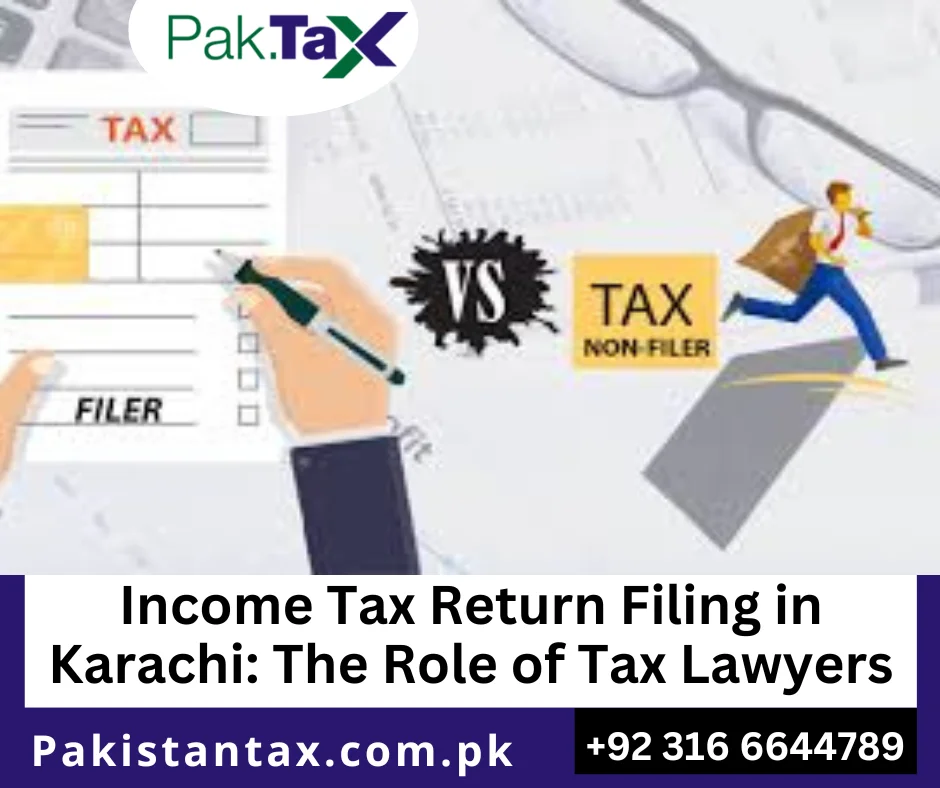 Income tax return filing in Karachi