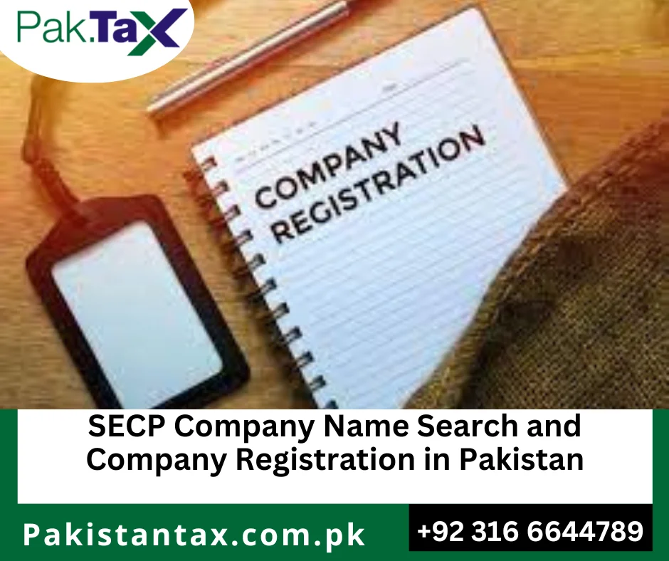 SECP name search and company registration in Pakistan with SECP