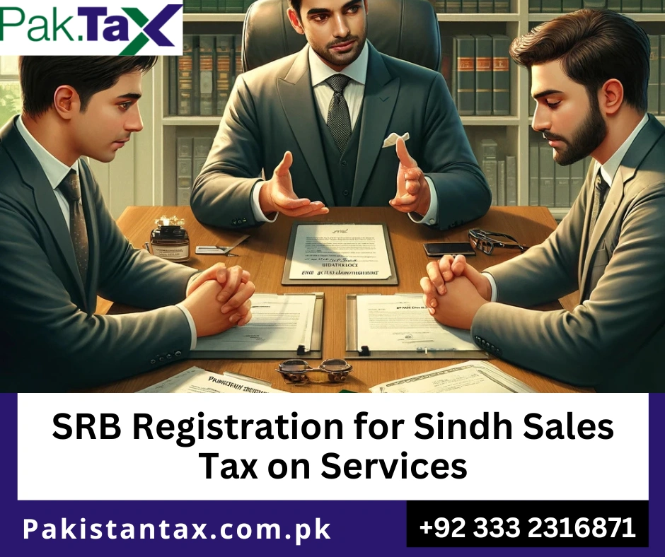 Sindh Revenue Board registration