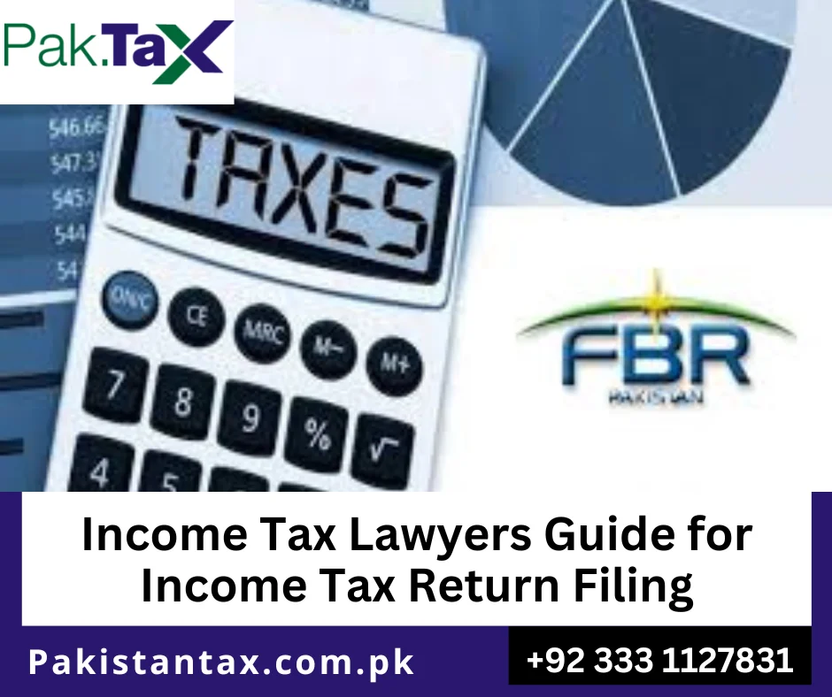 Income tax lawyers in Karachi assisting clients with FBR return filing