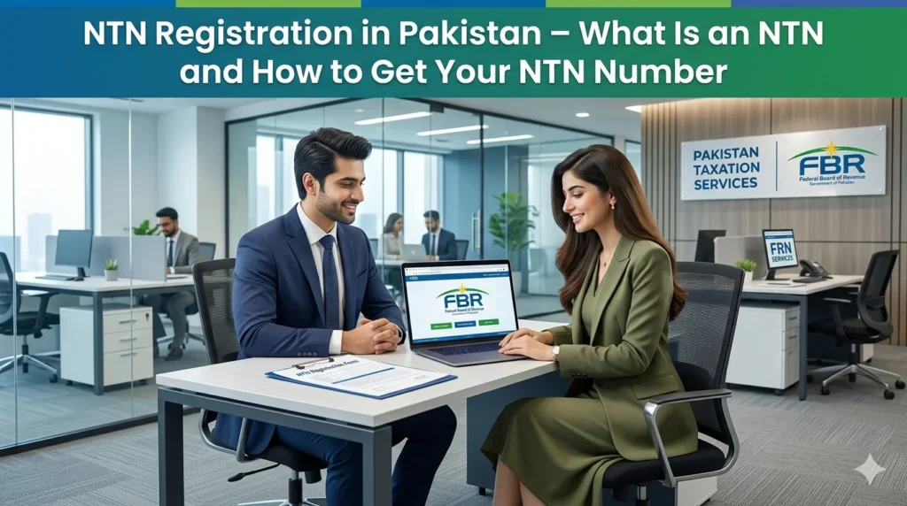 NTN Registration in Pakistan through FBR Iris portal for taxpayers